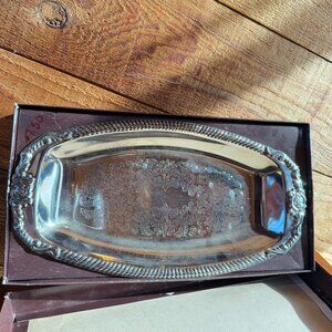 HUGO vintage silver-plated serving tray